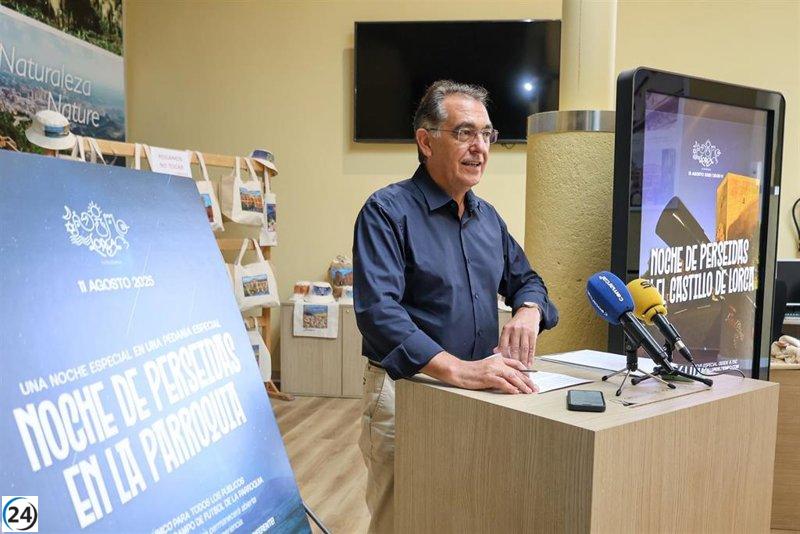 Este verano, La Parroquia acogerá la primera edición de la 'Noche de Perseidas' para lorquinos y turistas.