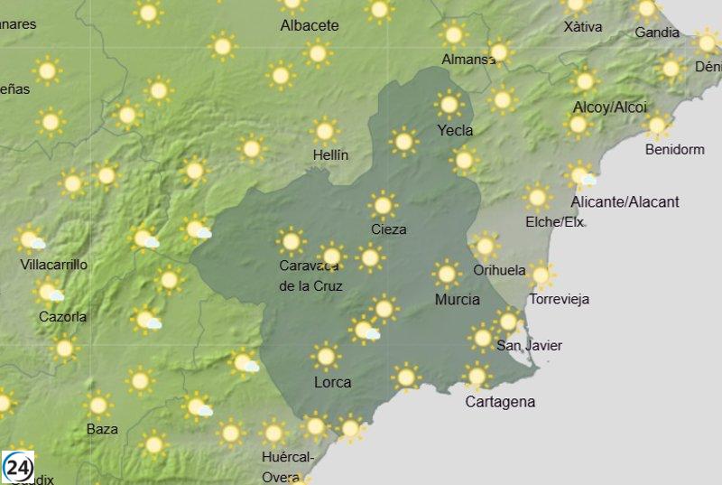 El lunes 28 de julio traerá cielos claros y un aumento en las temperaturas mínimas.