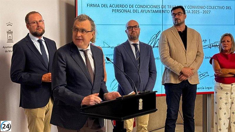 Ayuntamiento de Murcia establece nuevas normas laborales para sus empleados.