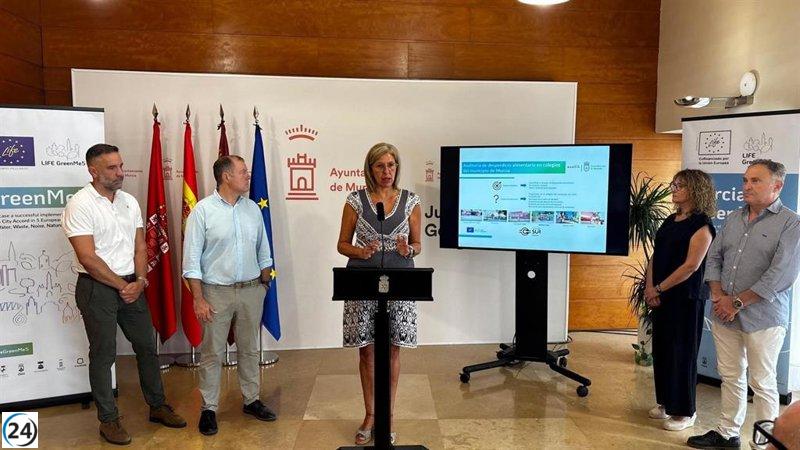 Ayuntamiento de Murcia implementa auditoría para minimizar el despilfarro alimentario en colegios de Conexión Sur.