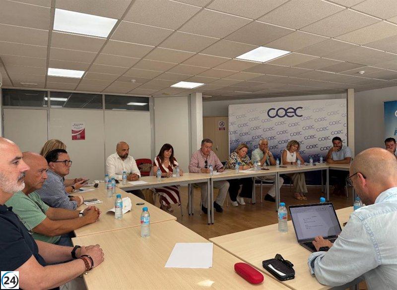 COEC presenta plan para regular el uso de la costa y mejorar la vigilancia en el Mar Menor.