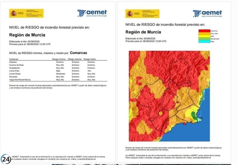 Alerta máxima por riesgo de incendios en el Altiplano y regiones aledañas este miércoles.