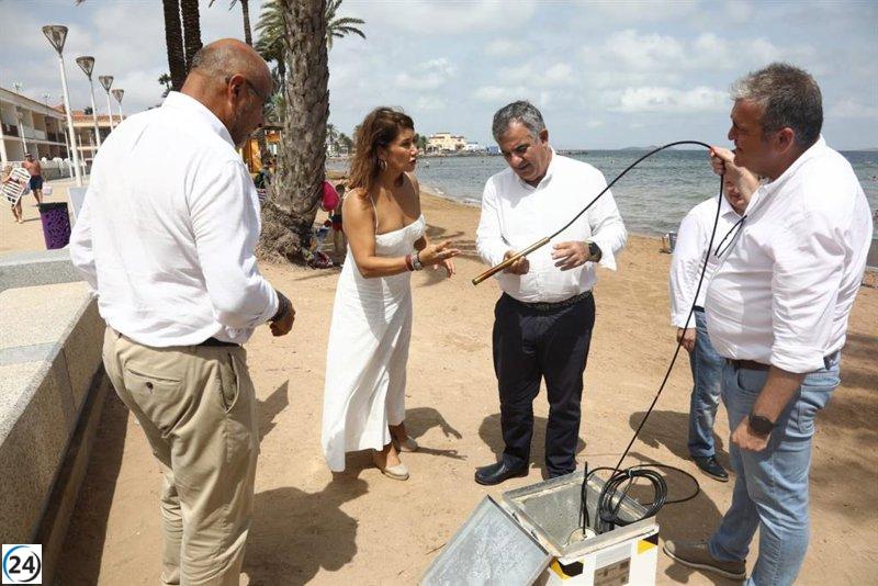 Inicia la transmisión de datos de 19 piezómetros para monitorear el nivel de agua en el Mar Menor.