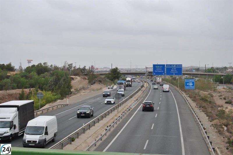 Disminuye un 69% la mortalidad en las carreteras de Murcia este verano.