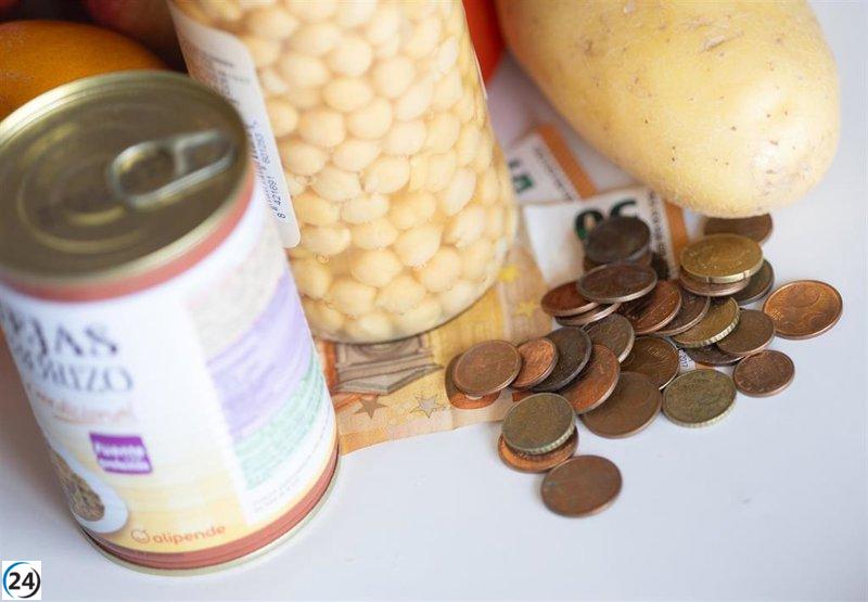 Inflación en la Región de Murcia alcanza el 2,1% en agosto, el aumento más bajo entre las comunidades autónomas.