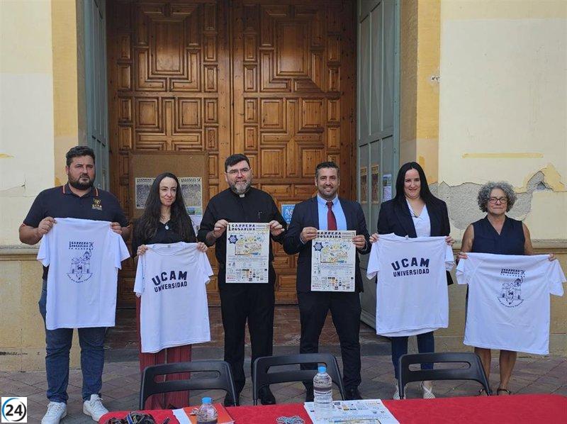 La Alberca lanza la primera Carrera Solidaria Rosarina para apoyar la reconstrucción de su iglesia.