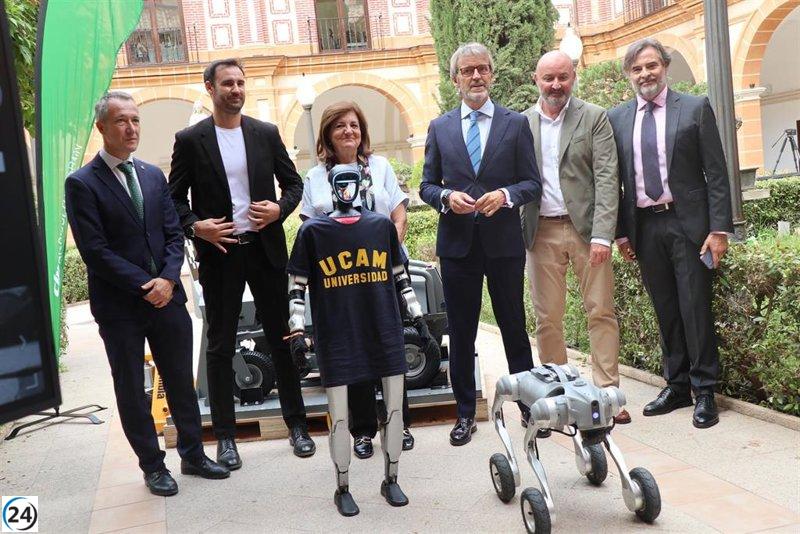 Comunidad y UCAM presentan innovadoras uniones de IA con drones y robótica.