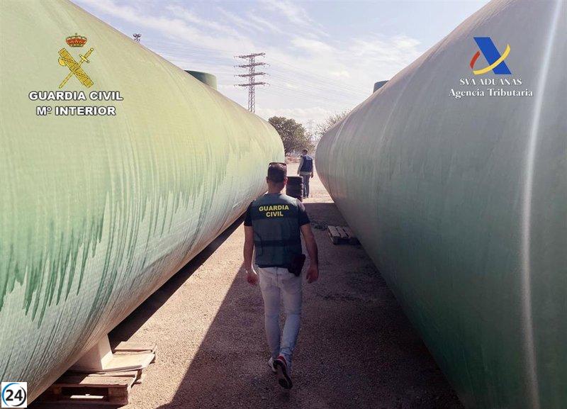 Desarticulada red de tráfico de combustible adulterado en gasolineras económicas del Levante.