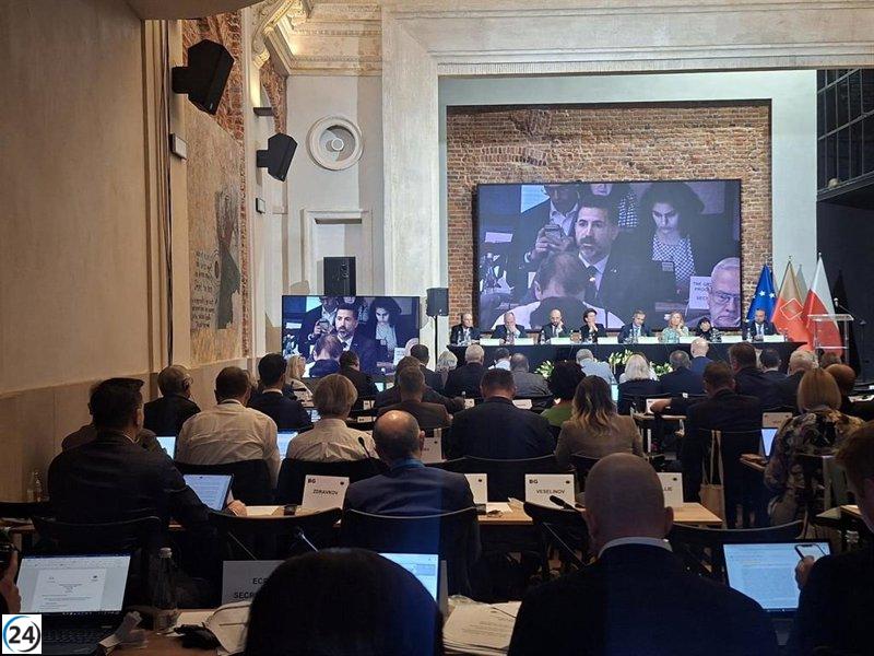 Murcia aboga en Polonia por la conexión de cuencas en el Comité Europeo de Regiones.