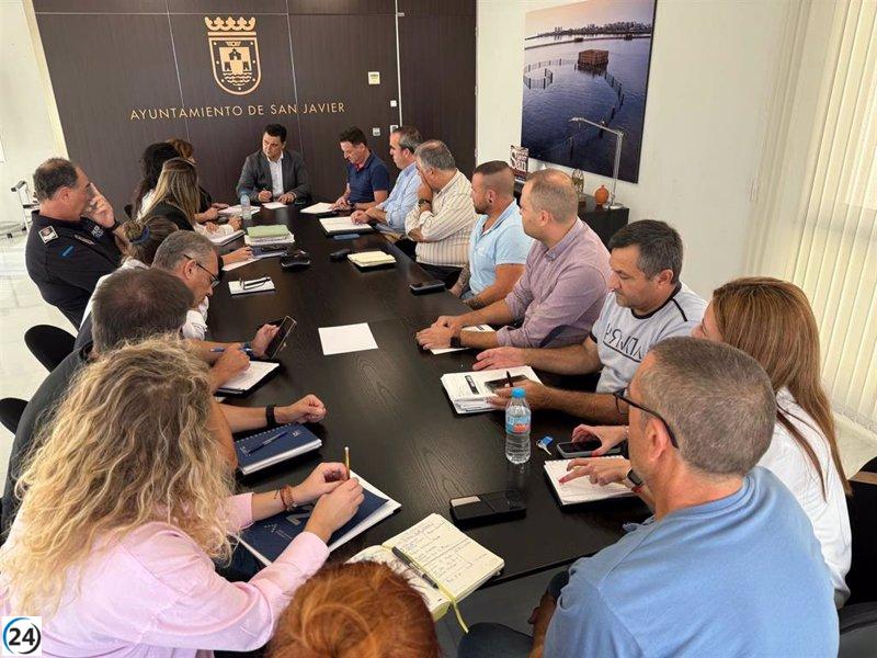 San Javier cancela actividades municipales por alerta roja este viernes.