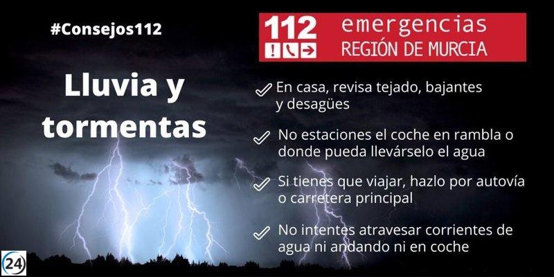 Servicio de emergencias recibe 127 avisos por incidentes ocasionados por la lluvia.