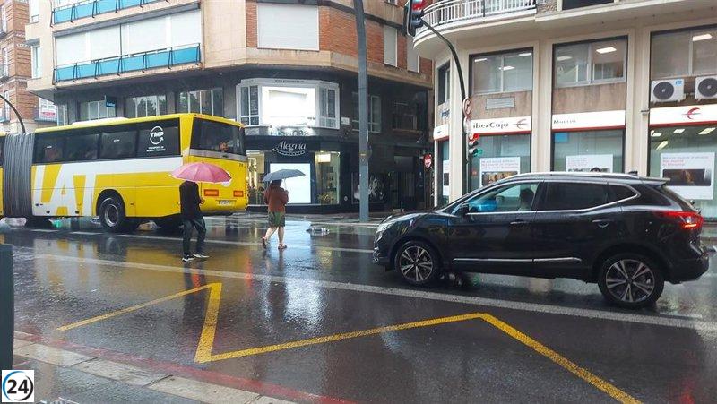 Alerta roja en Campo de Cartagena y Mazarrón, aviso naranja para el Guadalentín.