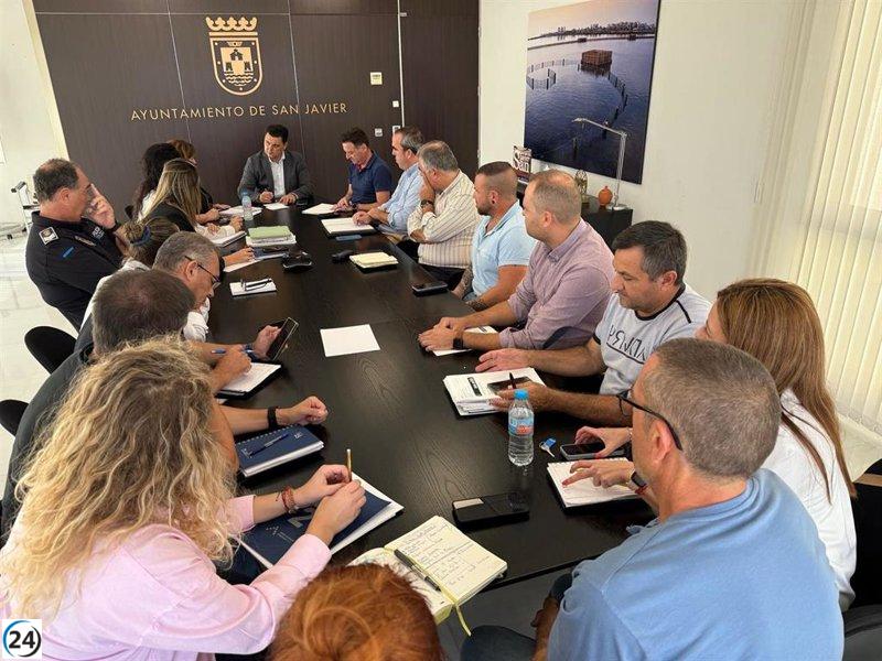 Luengo solicita que San Javier sea declarado Zona Catastrófica tras acumular 177 litros de lluvia por metro cuadrado.