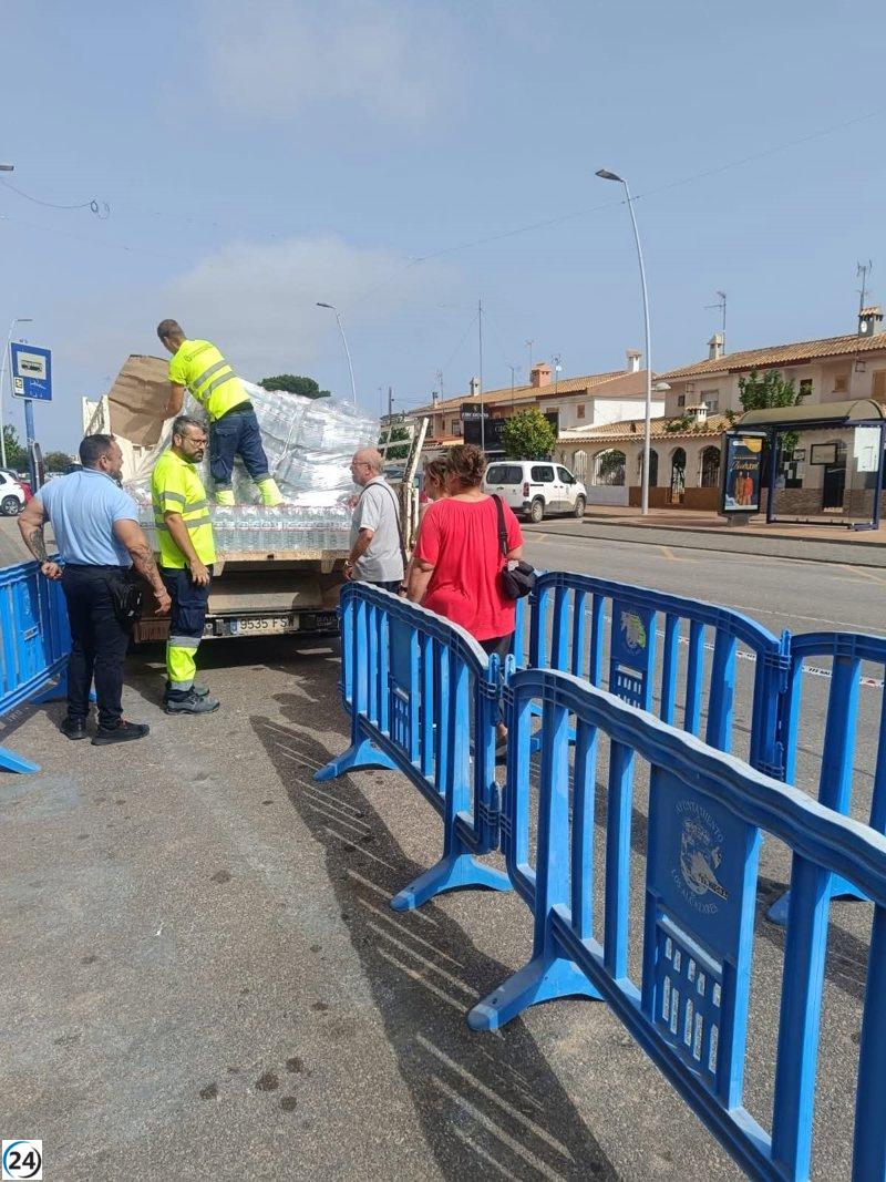 San Javier, Los Alcázares y Torre Pacheco ofrecen agua potable y duchas a la comunidad.