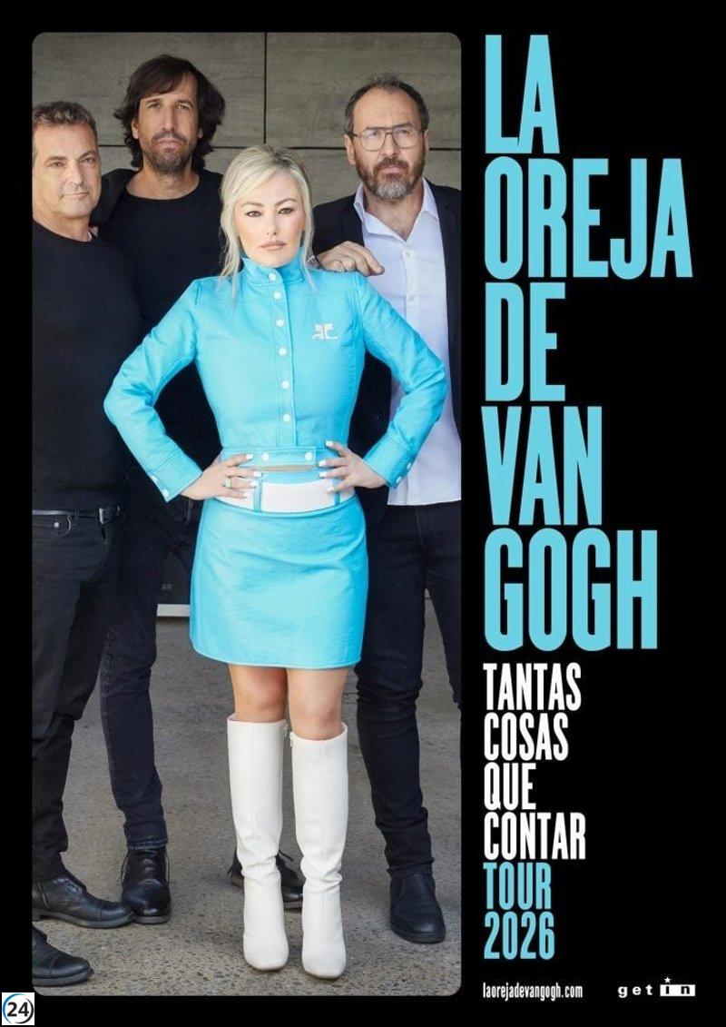 La Oreja de Van Gogh y Amaia Montero unen fuerzas en un concierto en Murcia el 13 de junio.