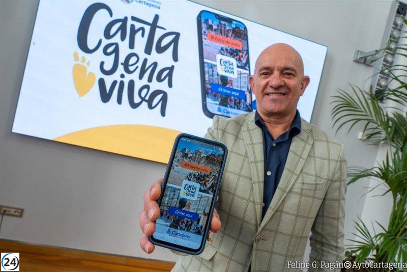 Ayuntamiento presenta 'Cartagena Viva': una app para disfrutar de servicios municipales y explorar la ciudad.