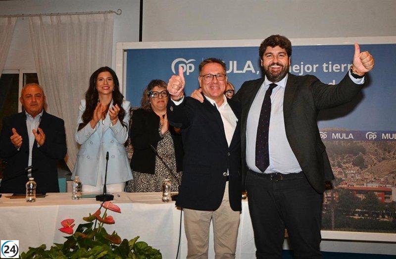 López Miras destina 1,5 millones de euros a la construcción de colectores en Mula.