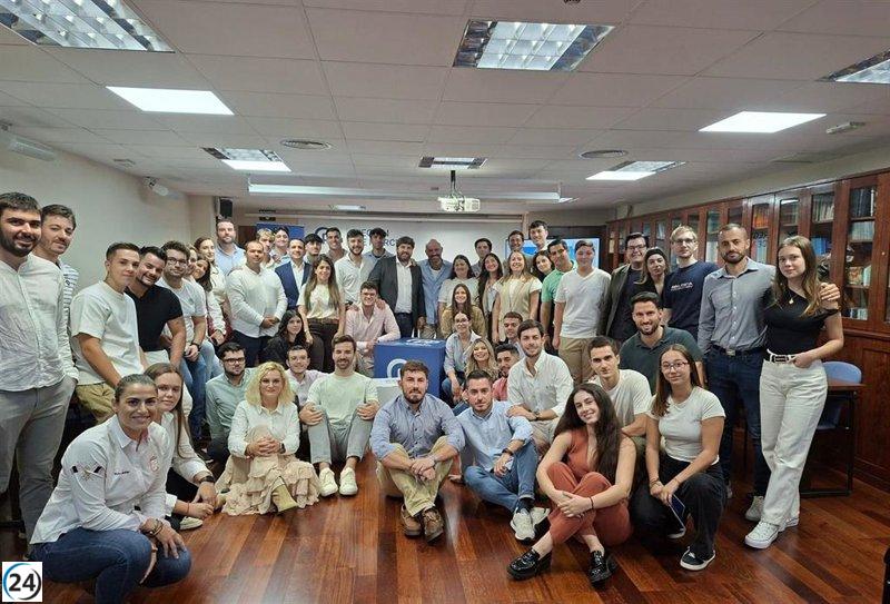 López Miras y Jaime de los Santos respaldan a Patricia Martínez en su nuevo rol como coordinadora de NNGG.