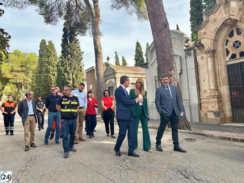 Inauguran operativo especial en cementerios de Murcia por el Día de Todos los Santos.