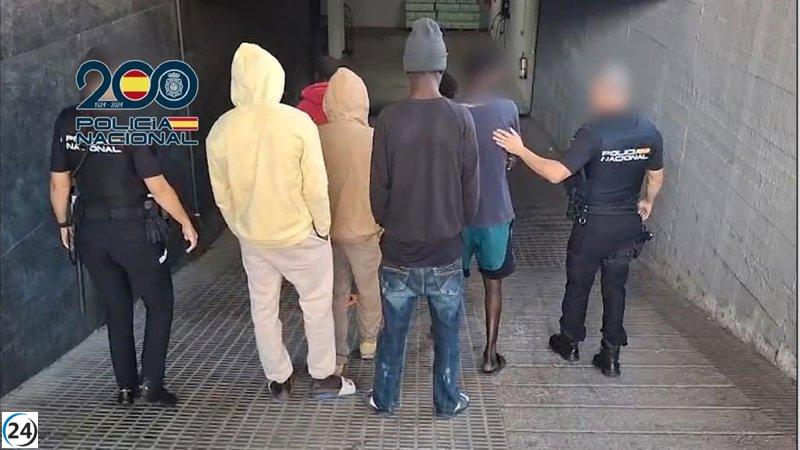 Desarticulan grupo en Murcia con 13 carros robados y drogas.