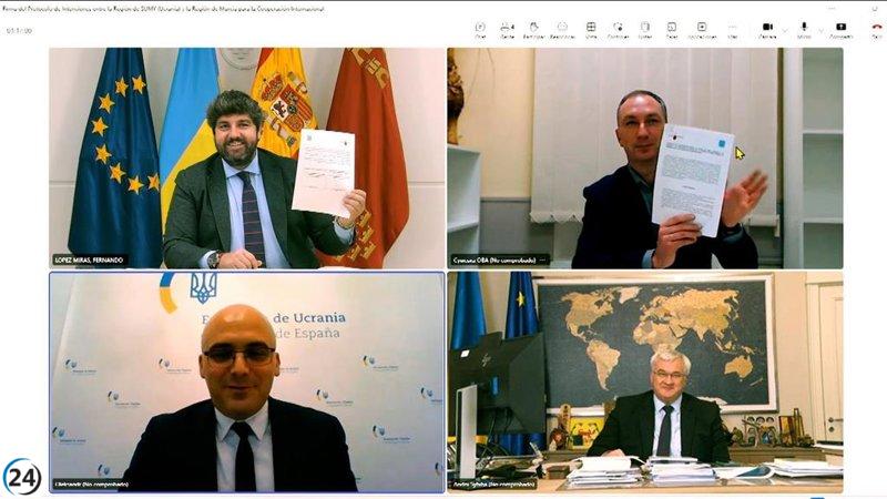 Murcia establece acuerdo histórico con Ucranía para impulsar la reconstrucción de Sumy.