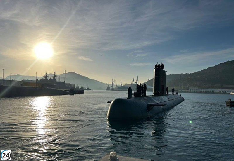 El submarino 'Galerna' se une a la operación Sea Guardian de la OTAN.
