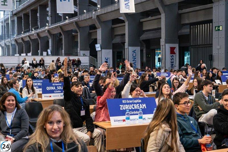 Ochocientos cincuenta estudiantes de la región compiten por ser el mejor empresario digital de España.