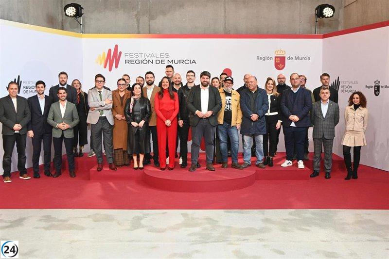 La Comunidad eleva su respaldo a los festivales de Murcia a 3,4 millones de euros.