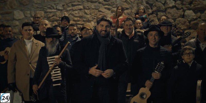 López Miras anhela una Navidad de paz y unidad con la Cuadrilla de Aledo.