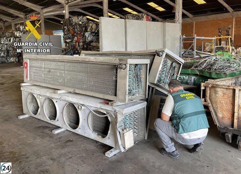 Desarticulan banda criminal en Alicante tras robar maquinaria en Cartagena.