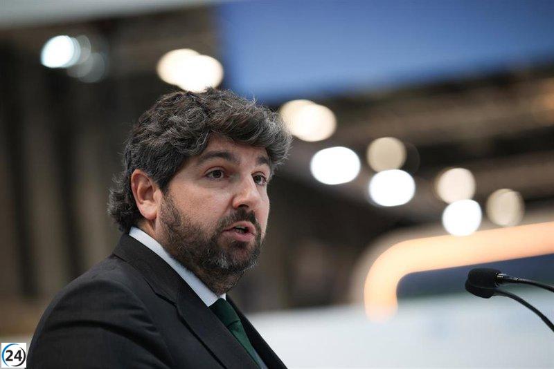 López Miras atribuye a Vox los retrasos en los pactos de Extremadura y Aragón.