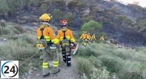 Fuego en Cabo Tiñoso controlado y sin llamas activas.