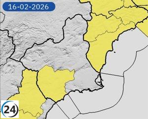 Alerta por vientos intensos en el Valle del Guadalentín, Lorca y Águilas esta noche.