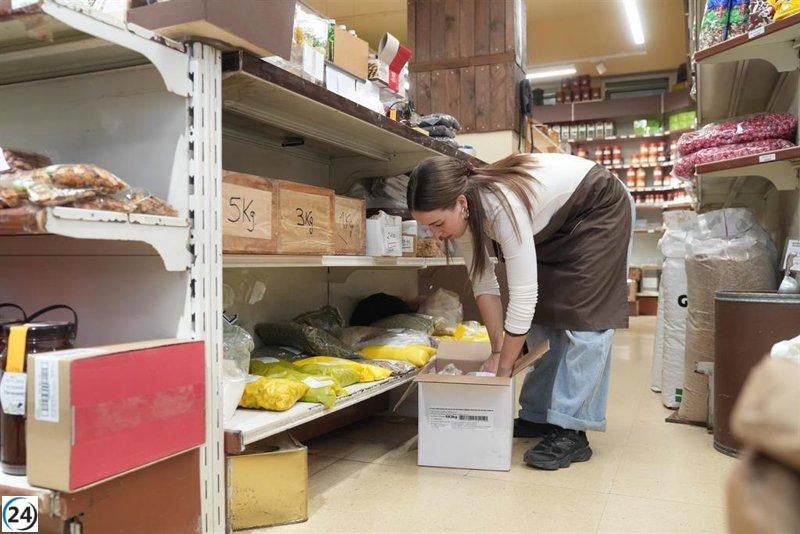 Aumento del 5,9% en ventas del sector servicios en Murcia en diciembre, aunque inferior a la media nacional.