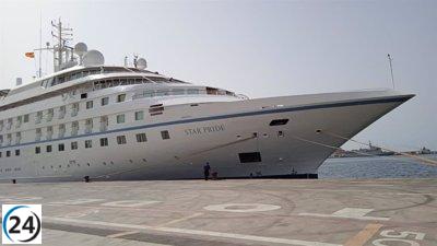 Incrementa el número de cruceros de mucho lujo que llegan a Cartagena, el último el Star Pride, un buque categoría 5 estrellas