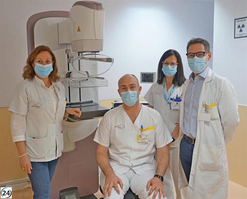 Nuevo mamógrafo en Hospital de La Arrixaca permitirá hacer más de 1.000 pruebas al año.