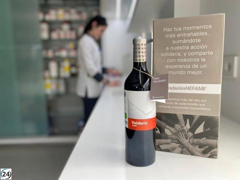 Fundación Hefame recauda fondos con vino para financiar farmacia en Senegal.
