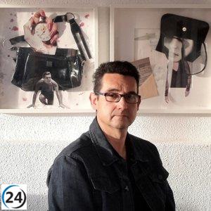 Antonio García López presenta su exposición 'Personajes insostenibles' en el museo de la Universidad de Murcia.