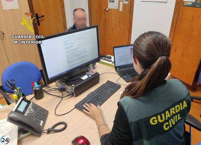 La Guardia Civil descubre banda delictiva que realiza estafas online.