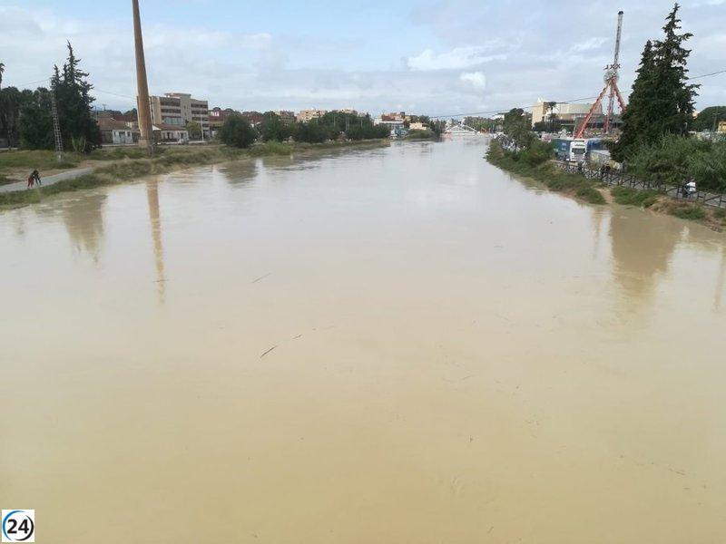 Piragüista rescatado en Murcia tras quedar inconsciente en el río Segura.