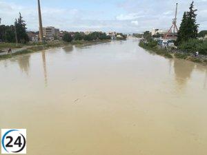 Piragüista rescatado en Murcia tras quedar inconsciente en el río Segura.