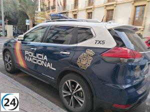Tres detenidos por robo en Murcia tras forzar persiana en local del centro.