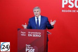 López Miras deniega debate cara a cara a Vélez (PSRM), tachado de antidemocrático.