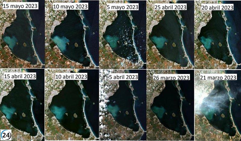 Descubren masa de agua anómala en el Mar Menor.