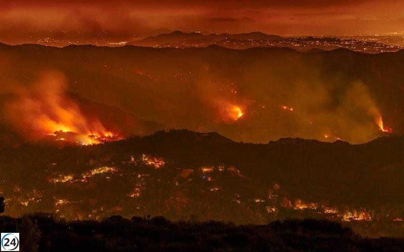 El cambio climático humano provoca más incendios en California.