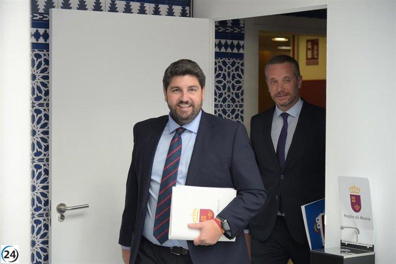 Fecha del debate de investidura de López Miras: 6 y 7 de julio.