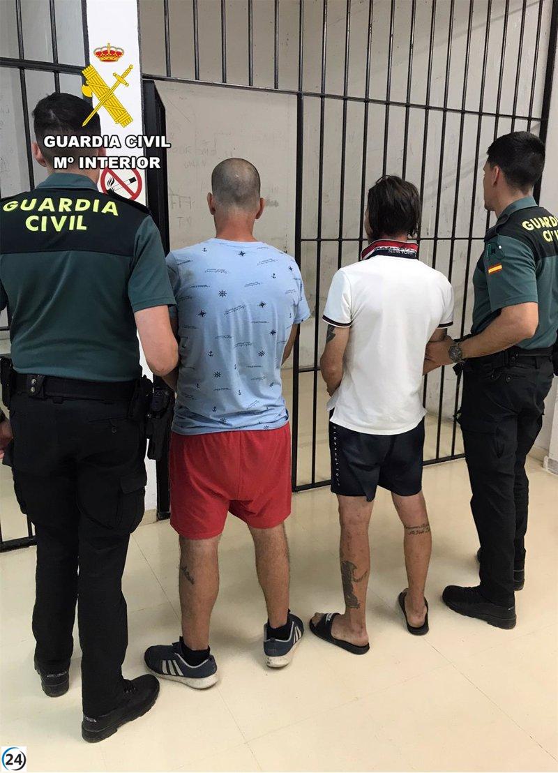 Dos individuos detenidos en Totana por presunta comisión de más de veinte robos y hurtos.