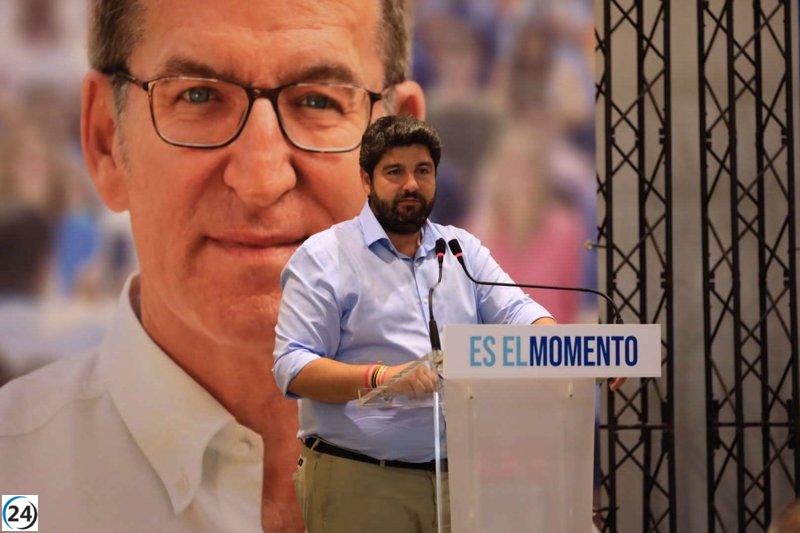 López Miras pide a Vox Murcia que aplique el 