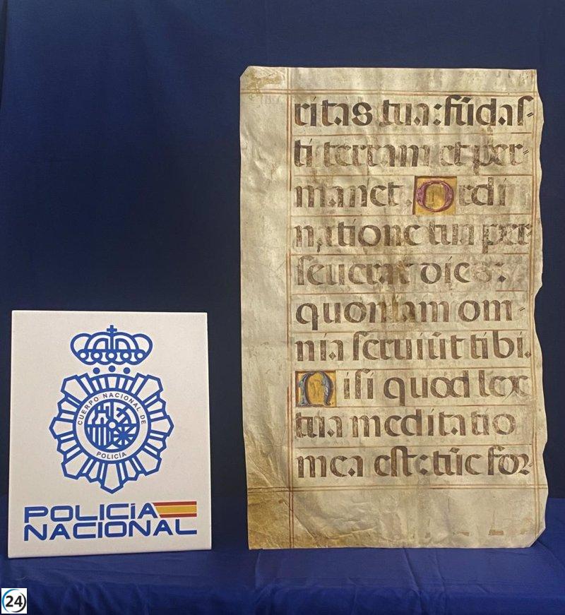 Recuperado valioso manuscrito musical del siglo XVI robado del Monasterio del Escorial