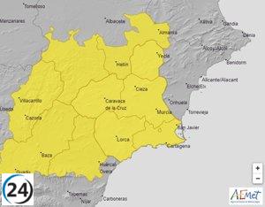 Alerta meteorológica: Tormentas y lluvias intensas de hasta 20 litros por m2 en la Región este martes